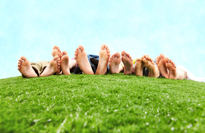 Resting on open air